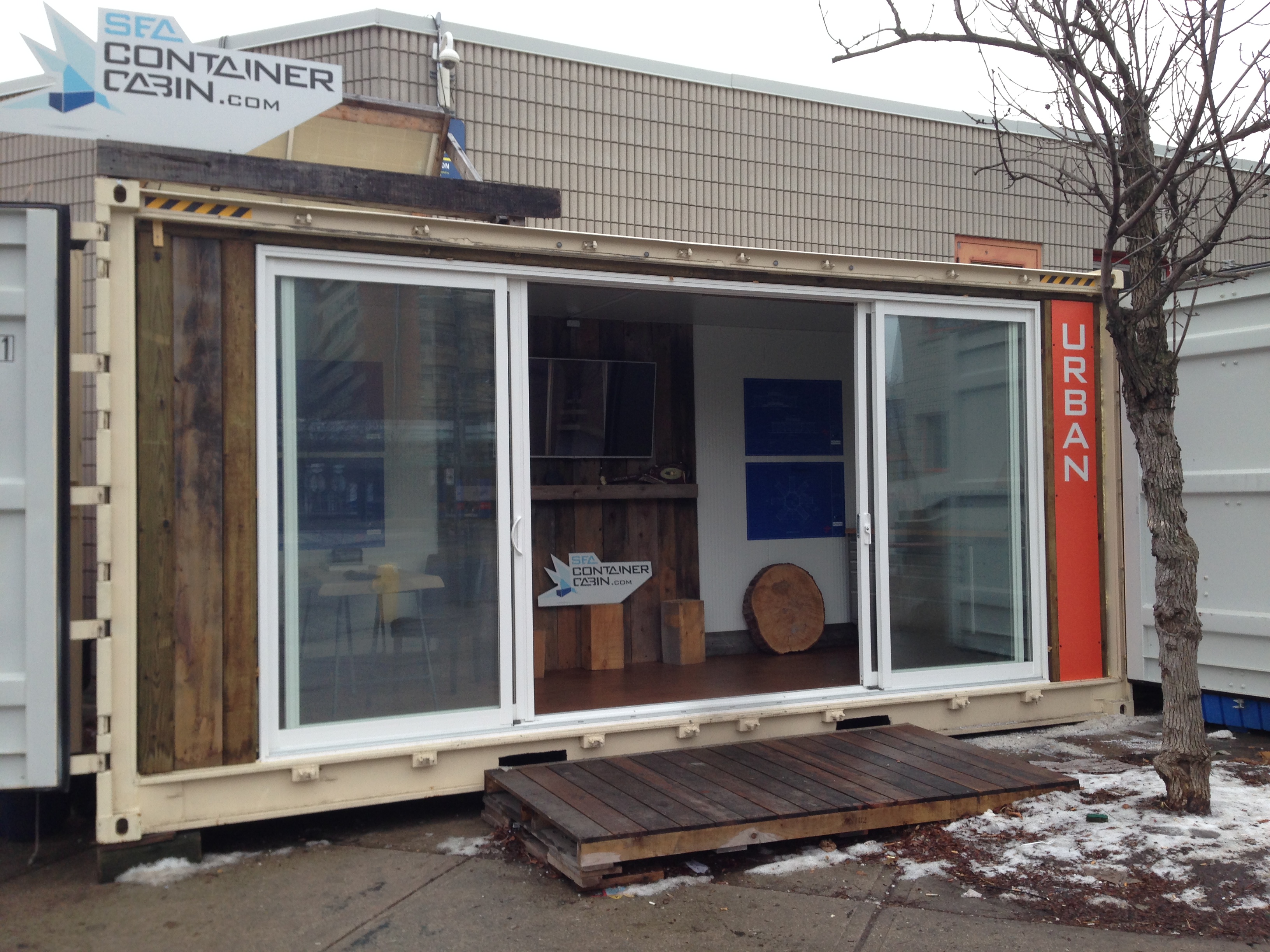 Sea Container Cabin Showroom Scadding Court Community Centre Toronto Market 707